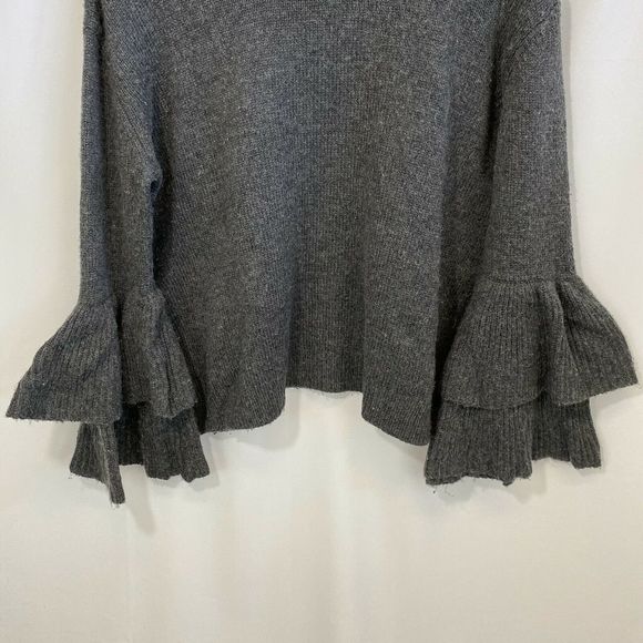14th Union Wool Blend Ruffle Sleeve Sweater L - Picture 3 of 7
